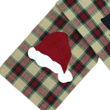 2 in 1 Winterberry Santa Hat, Snowman Towel Set of two ET220023 - The Fox Decor